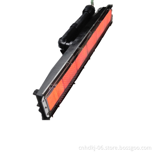 High intensity replaceable infrared ceramic gas heaters for thermoforming machine